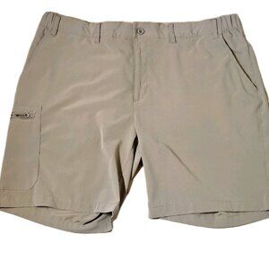 Drake Waterfowl Clothing Company Khaki MENS 2XL Lightweight Cargo Shorts